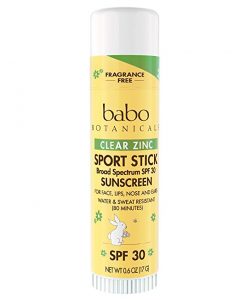 Babo Botanicals Clear Zinc Sport Stick Sunscreen