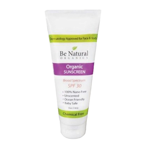 Be Natural Organics Organic Sunscreen